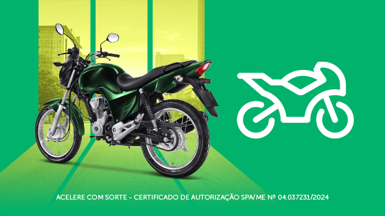 Será sorteada uma moto entre os vendedores do Nordeste.